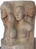 Tr�s Gra�as - Escultura em madeira