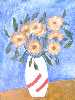 Fiori d�oro in vacello Murano